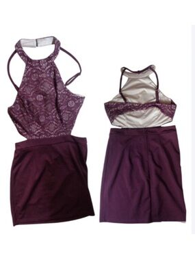 3/$45 Speechless dress w lace & cut outs party night out dress size 11